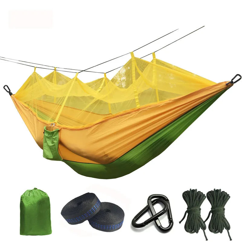 Ultralight Mosquito Net Parachute Hammock With Anti-Mosquito