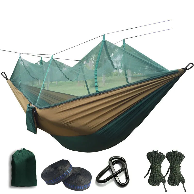 Ultralight Mosquito Net Parachute Hammock With Anti-Mosquito