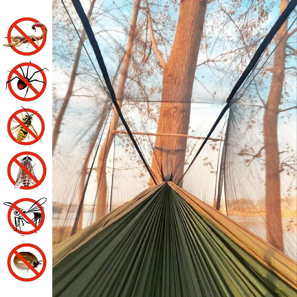 Ultralight Mosquito Net Parachute Hammock With Anti-Mosquito