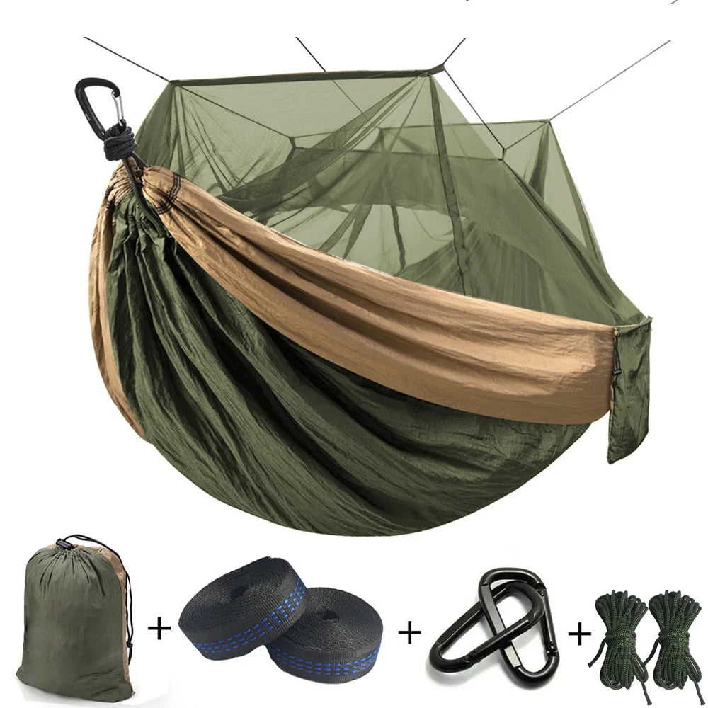 Ultralight Mosquito Net Parachute Hammock With Anti-Mosquito