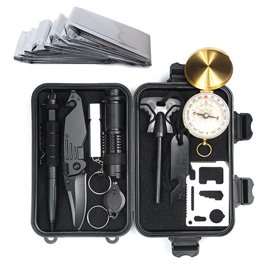 Outdoor Survival Kit Tool Set Multifunctional Outdoor